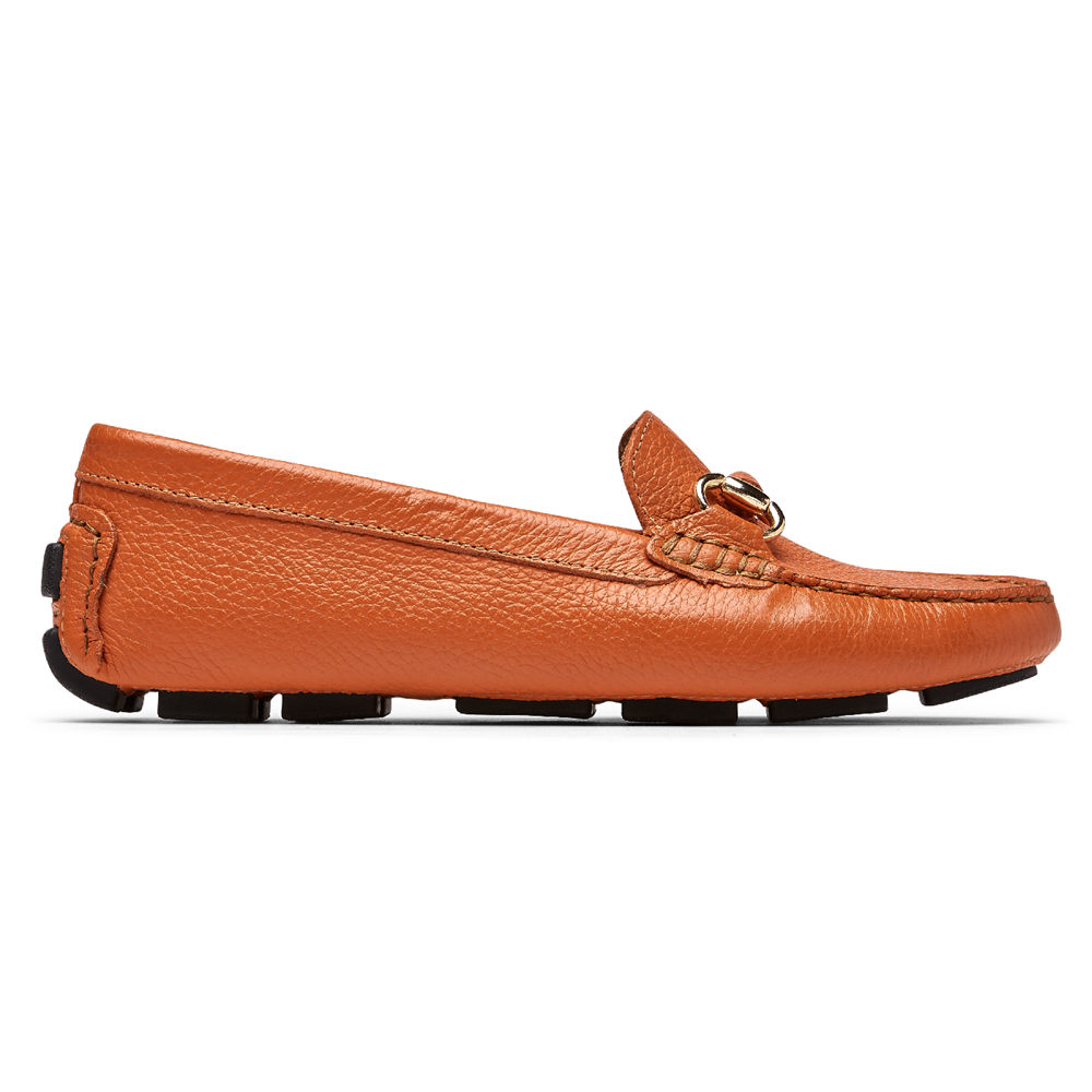 Rockport Womens Loafers Orange - Bayview Bit Keeper - UK 408-XPOQAY